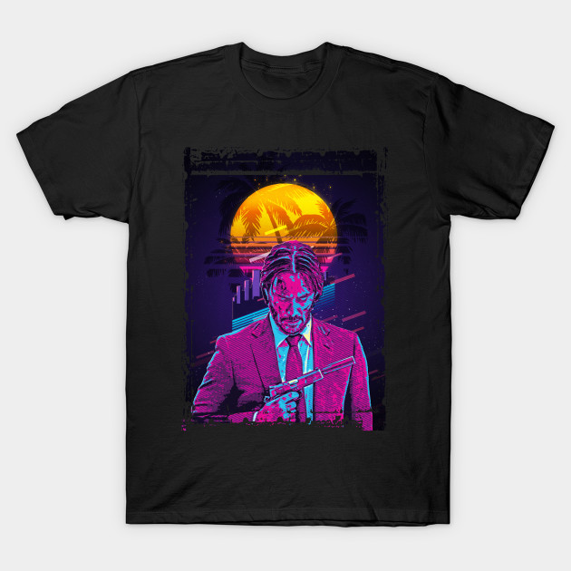 John Wick retro art